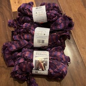 Red Heart Boutique Ribbon yarn